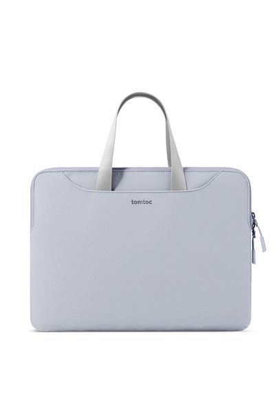 Tomtoc The Her/Light Series Waterproof Double Color Fog Blue/Smoke 15-16 Inch Notebook Handbag A21F2B1