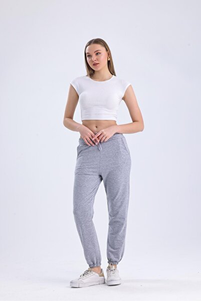 Miss Murem 2 Rope Jogger Pants-DARK GRAY