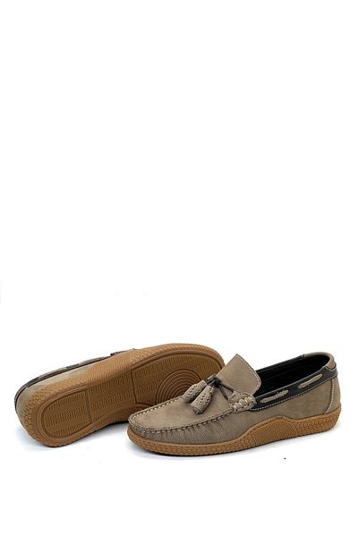 grado Men's Loafer 4520 - Casual Leather, Sand Color