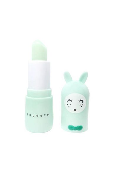 Inuwet Bunny Lipbalm Green Apple / Aqua - Lip Moisturizer