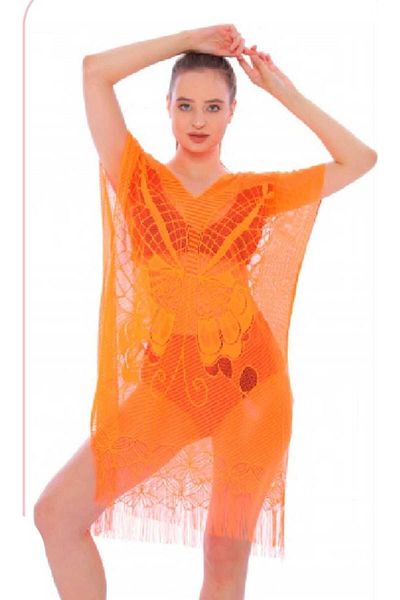 mikam BEACH DRESS BUTTERFLY PATTERNED FLASHING PAREO