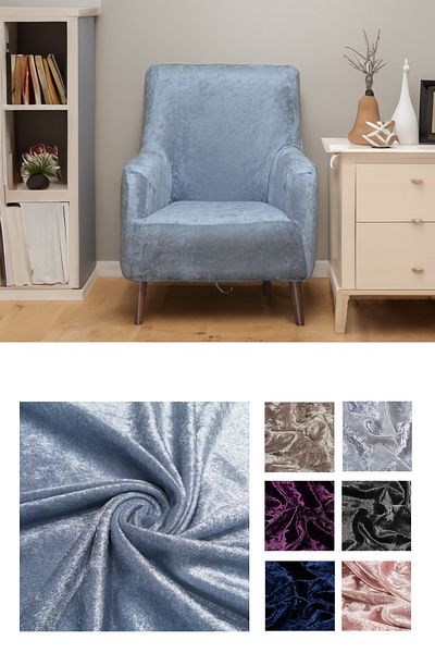 riselerhome Velvet Single Sofa Cover Elastic Sofa Cover |    Sofa Cover Single Sofa Cover