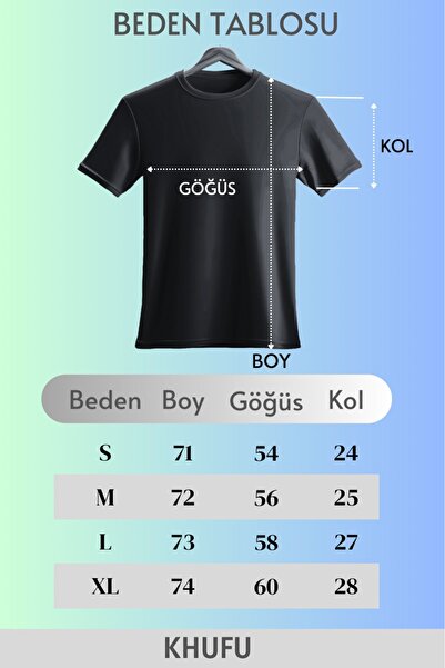 khufu Καπνιστό Unisex Crew Neck Oversize Tshirt Χαλαρή Εφαρμογή