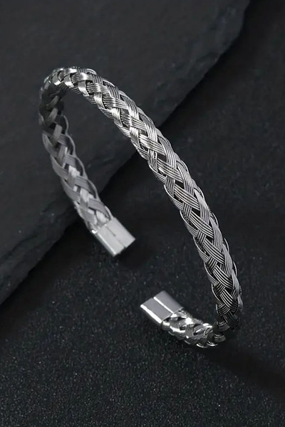 TREND COLLECTİON Gümüş Hasır Tel Örgü Model Paslanmaz Çelik Ayarlanabilir Erk...