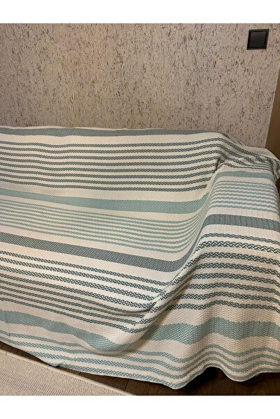 Güleryüz غطاء أريكة وشال من القطن الطبيعي مقاس 175 × 235 سم - موديل I