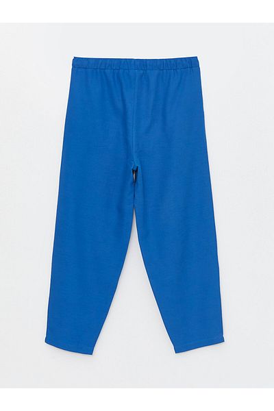 LC Waikiki Pantaloni drepți pentru femei în amestec de in, cu talie elastică