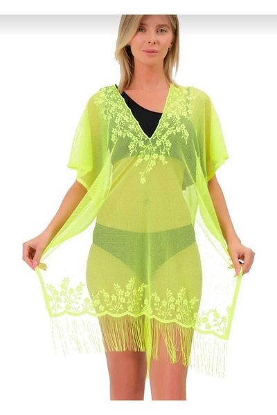 mikam FLOWER PATTERNED BEACH DRESS PAREO