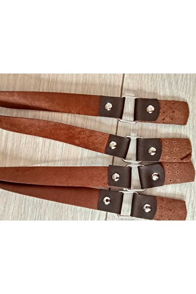 hobi duragı LİKYA APARATLI DÜZ TOZ DERİ ÇİFTLİ ÇANTA SAPI