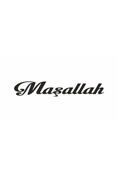 BENİMSER REKLAM Maşallah 24x4 cm Sticker Araba, Motorsiklet, Laptop, Cam Sticker