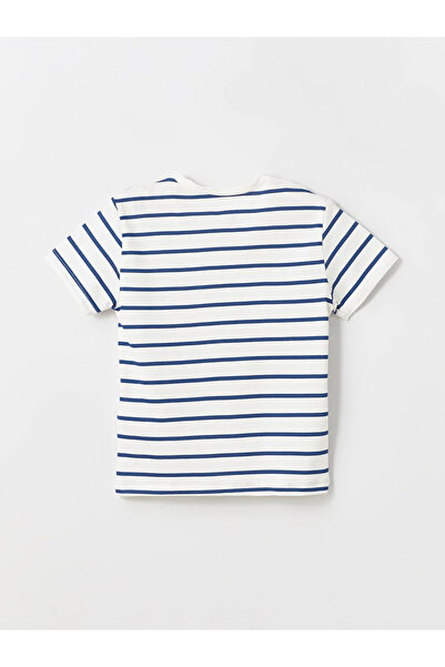 LC Waikiki LCW Baby Crew Neck Printed T-Shirt and Shorts for Baby Boy - Set of 2