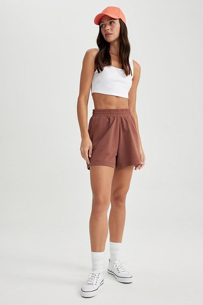 DeFacto Shorts aus Sweatshirt-Stoff mit normaler Passform und geradem Bein Z5071az23sm