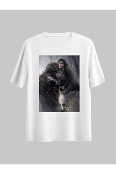 donamod Jon Snow / Game Of Thrones Özel Tasarım Tshirt