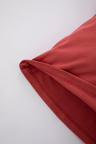 DeFacto Dívčí tričko s velkým límečkem a krátkým rukávem Z6071a223sm