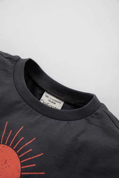 DeFacto Baby Boy Printed Short Sleeve T-Shirt Z5506a223sm
