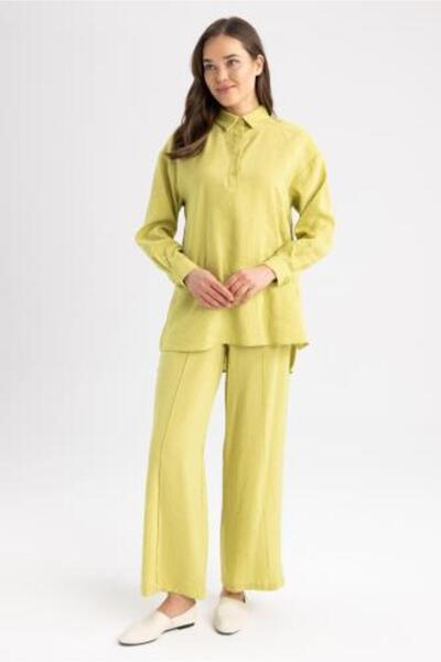 DeFacto Wide Leg Modal Palazzo Trousers with Pockets Z2212az23sp