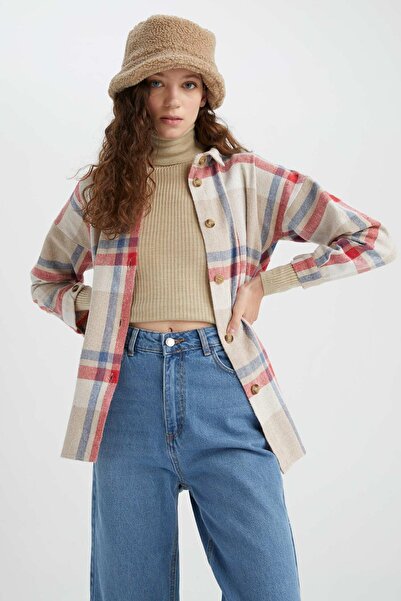 DeFacto Flannel Long Sleeve Shirt Z9107az22au