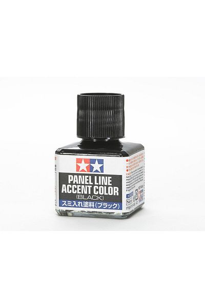 TAMIYA Panel Accent Color, Wash Paint Black (40 ml), Hobby Painting Material