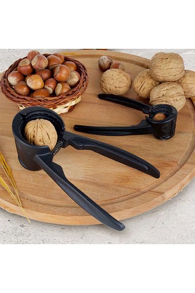 morlimon Metal Cast Walnut and Hazelnut Cracker Set of 2