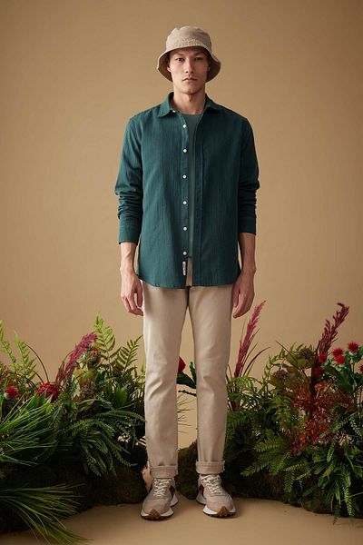 DeFacto Slim Fit Chino Trousers Z5186az23sp