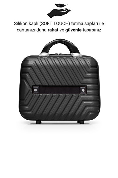 G&D Polo Suitcase Abs Siyah Makyaj & El Çantası 615.01