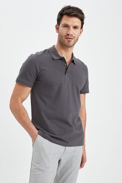 DeFacto Tricou Polo Regular Fit 100% bumbac