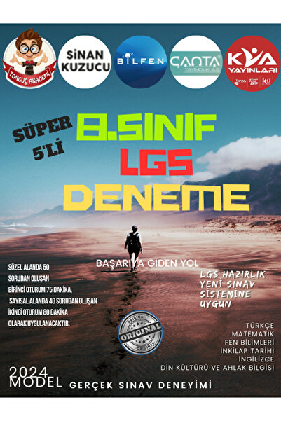Çanta Yayınları 8. Sınıf Lgs Süper 5'li Deneme Günay - Sinan Kuzucu - Bilfen ...