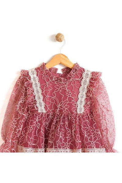 Rise Raba Rochie Fata Ivy Dantela Rochie Sezonala 2-5 Ani