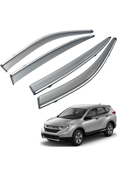 caraks Honda CR-V Mügen Cam Rüzgarlığı Kromlu Rüzgarlık ( Paslanmaz Kromlu ) ...