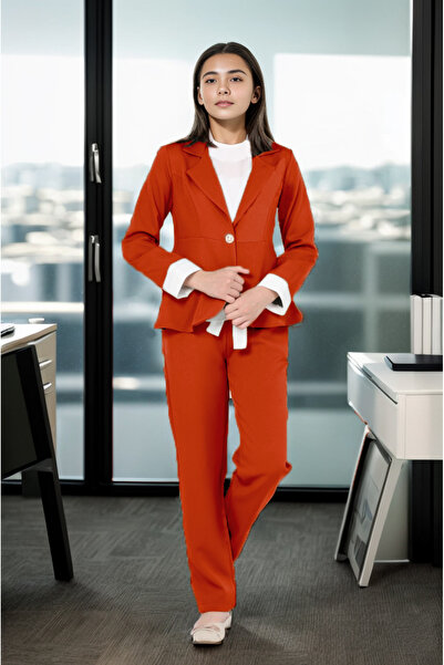 Asortik Kids Дівчинка-підліток Дитячий Гомлек Вузькі Штани Штани Куртка Комбі...