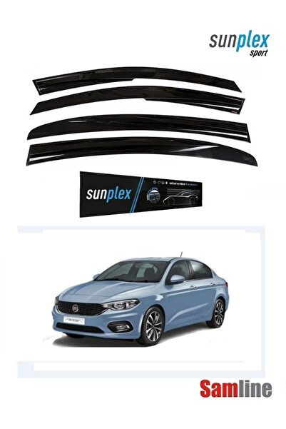 SUNPLEX Fiat Egea Sedan 2020 Model Cam Rüzgarlığı (4 Cam Set)