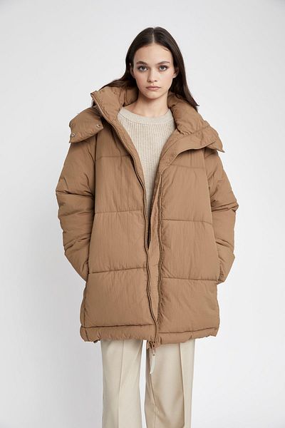 DeFacto Wasserdichte Relax-Fit-Pufferjacke mit Kapuze A1230ax23wn