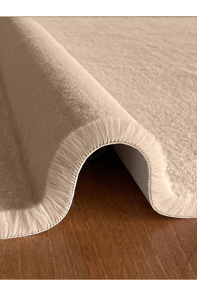 Prizma Comfort Kaymaz Yıkanabilir Halı | Sütlü Kahve