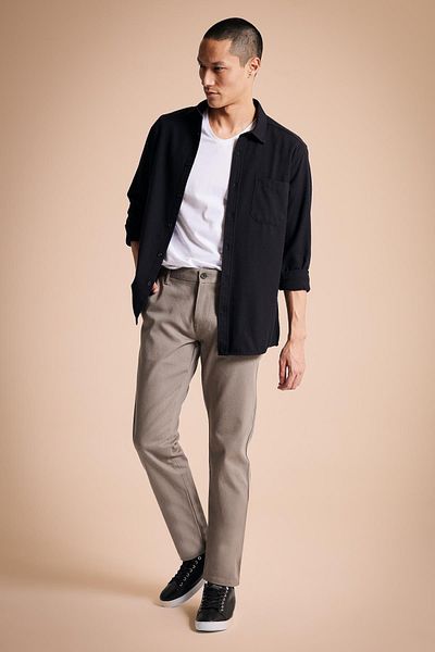 DeFacto Regular Fit Straight Leg Trousers R4902az23sp
