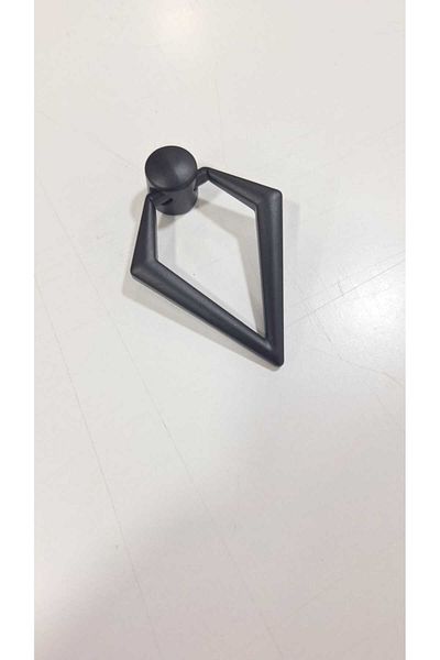 ARON Triangle Diamond Pendulum Handle (MATTE BLACK) Furniture Drawer Cloakroom Cabinet Handle Single Hole