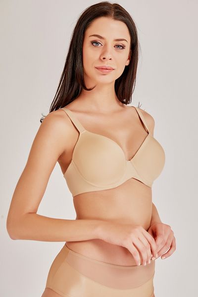 Magic Form Δαντέλα χωρίς συρμάτινο τρίγωνο Minimizer Gathering Bra-1836
