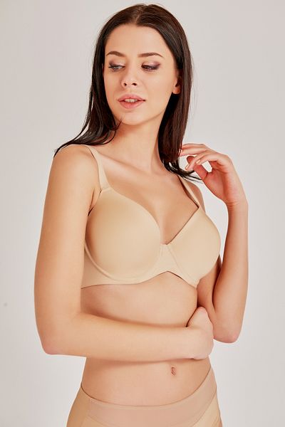 Magic Form Δαντέλα χωρίς συρμάτινο τρίγωνο Minimizer Gathering Bra-1836