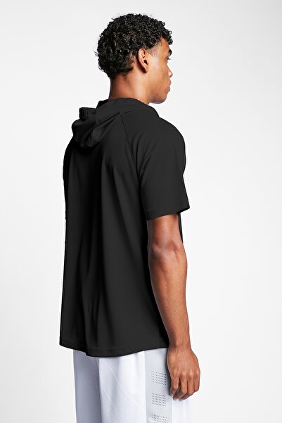 Lescon Erkek Kısa Kollu Kapüşonlu Sweatshirt 23b-1027