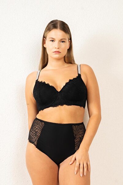 Magic Form Σουτιέν μεγάλου μεγέθους με πέτρες και δαντέλα - 5985
