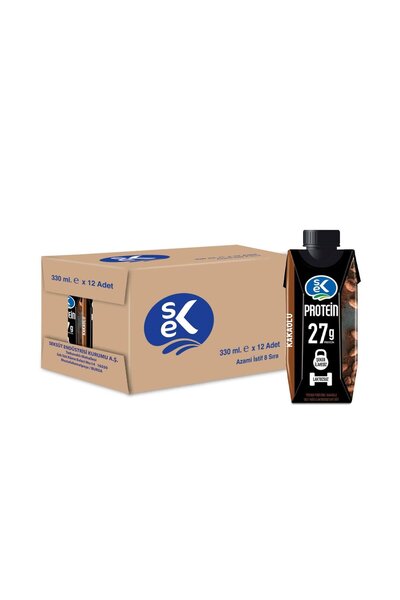 Sek Protein Süt Kakaolu - Laktozsuz - 330 ml X 12