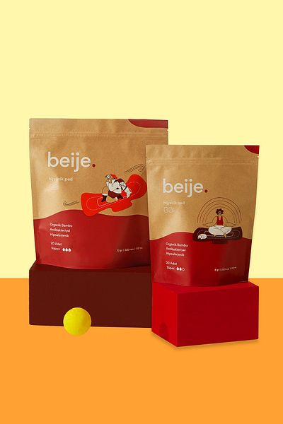 beije Nazlı's Menstrual Package (20 Super Pads, 20 Super+ Pads)