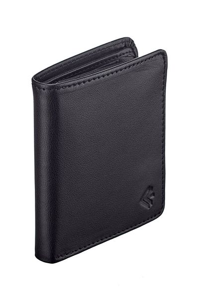 Eminsa Men's Black Genuine Leather Wallet - 1024