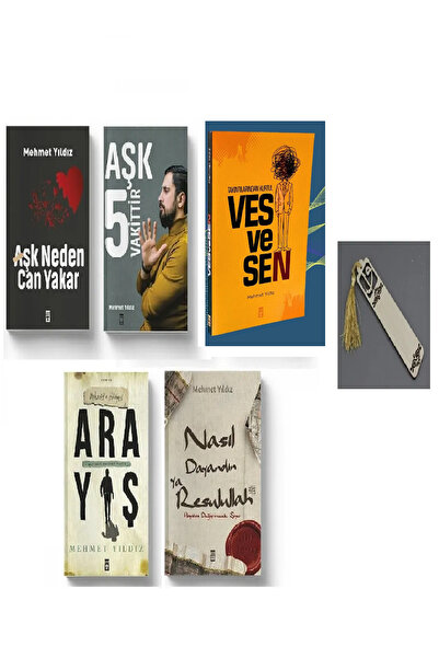 Timaş Yayınları Mehmet Yıldız Kitapları 5 Kitap Dini Set Vesvesen - Arayış - ...