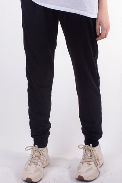 Kinetix Sn86 Basic Jogger Μαύρο Casual Βαμβακερό Γυναικείο Φούτερ