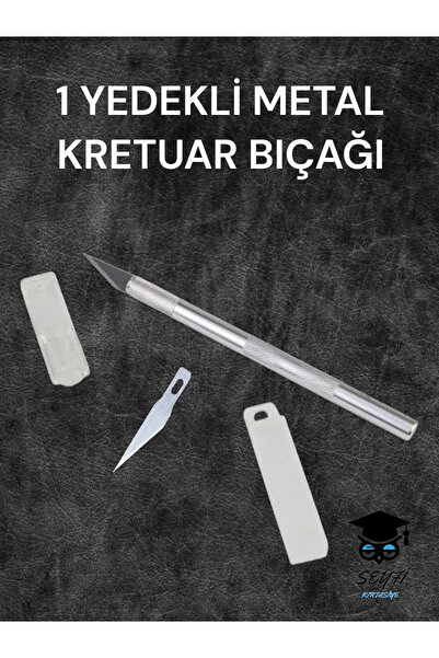 SEYFİKİRTASİYE 1 Refills? Metal Kretuar Blade Ideal for Precision Cutting