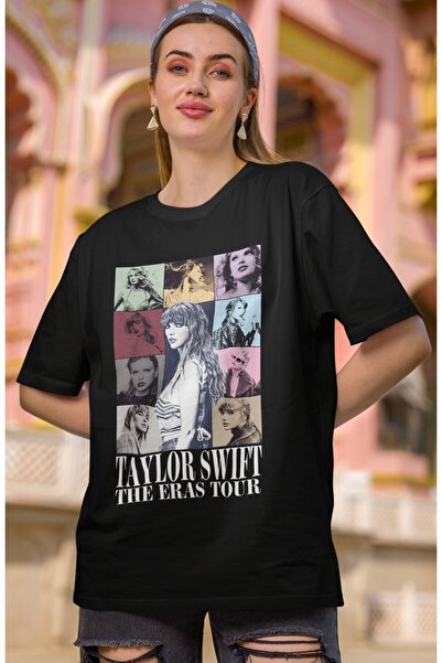 Fuddy Moda تي شيرت مطبوع عليه عبارة Taylor Swift، تي شيرت مطبوع عليه غلاف ألب...