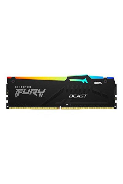 Kingston Μνήμη Kingston FURY Beast RGB, 16GB DDR5, 5200MHz, CL40