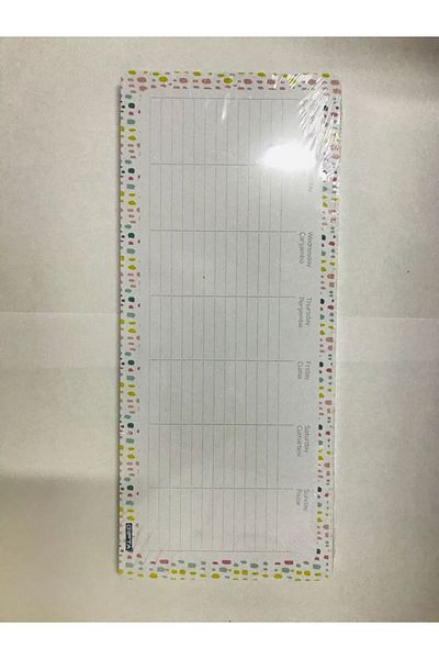 Gıpta 28x12cm Bloc de planuri săptămânale 52 coli