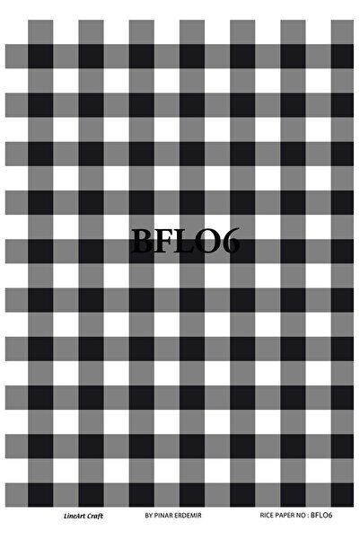 LİNEART Bflo6 Siyah, Beyaz Buffalo Serisi Pirinç Dekopaj