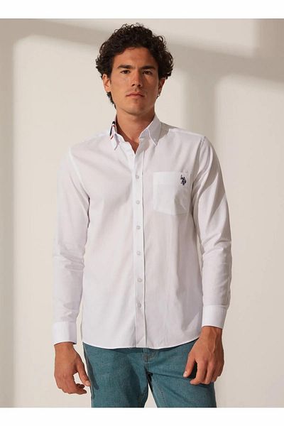 U.S. Polo Assn. Ανδρικό υφαντό πουκάμισο Us Polo Assn1576625