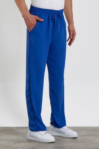 efraim giyim Unisex Oversize Gri Aerobin Keten Yazlık Ince Salaş Alt Jogger Pantolon